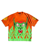 Load image into Gallery viewer, asspizza flame goblin tee