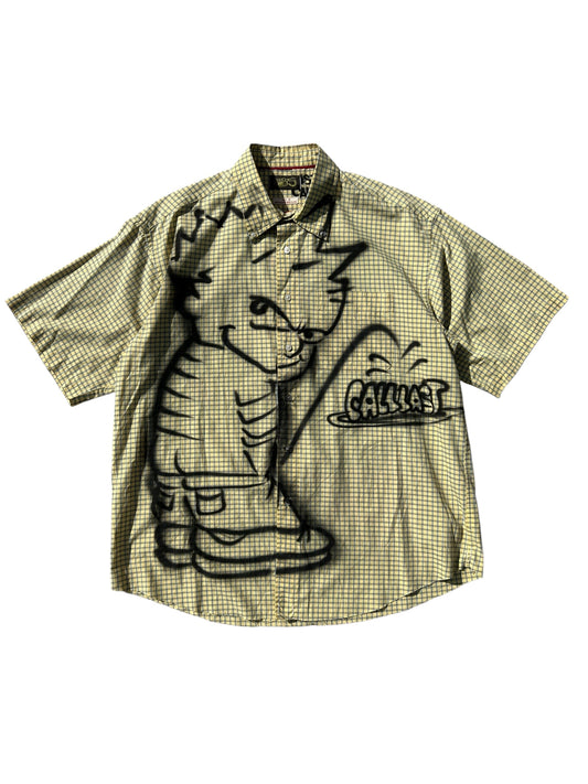Calvin pissing on lastcall button shirt 04