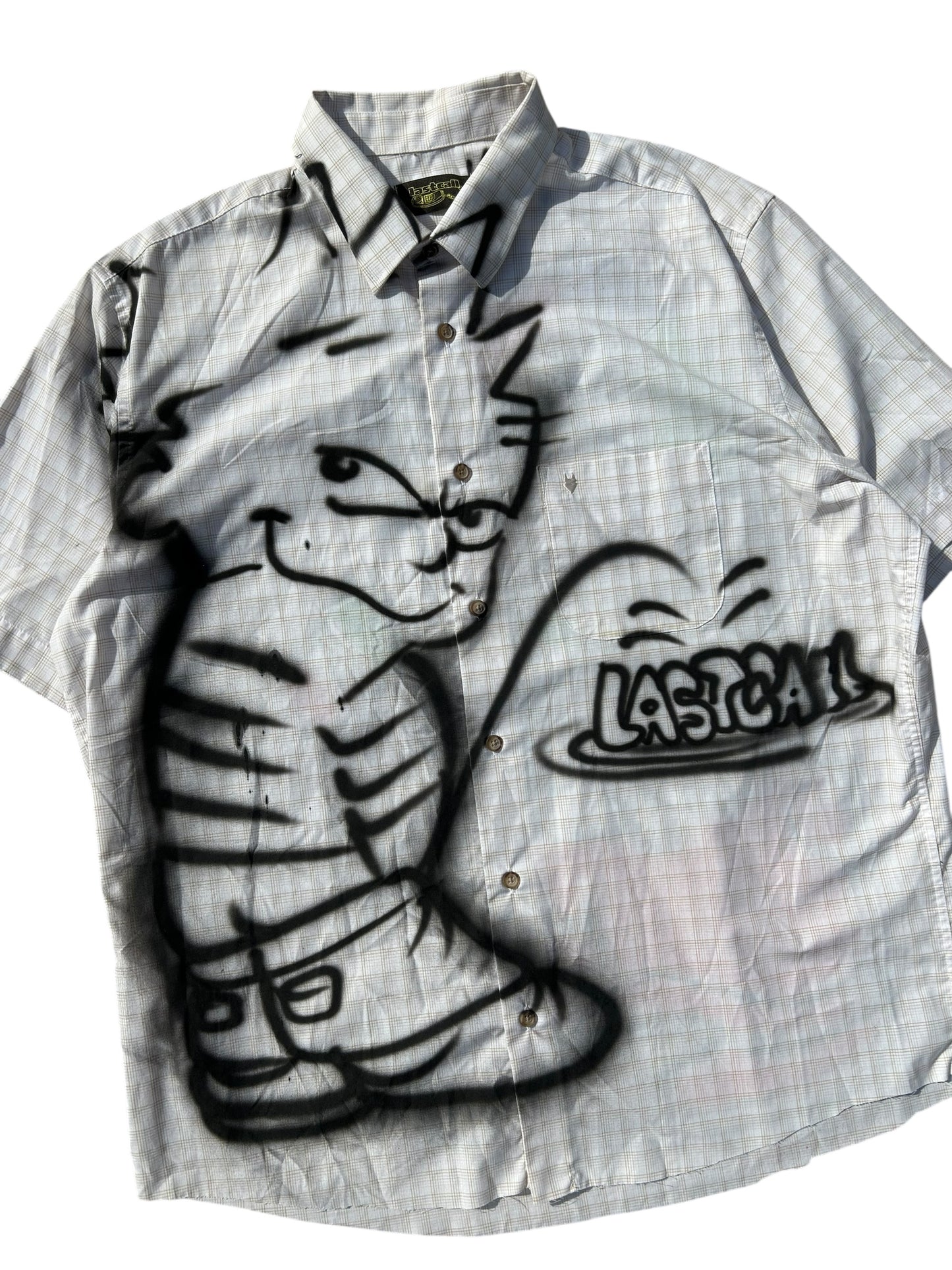 Calvin pissing on lastcall button shirt 05
