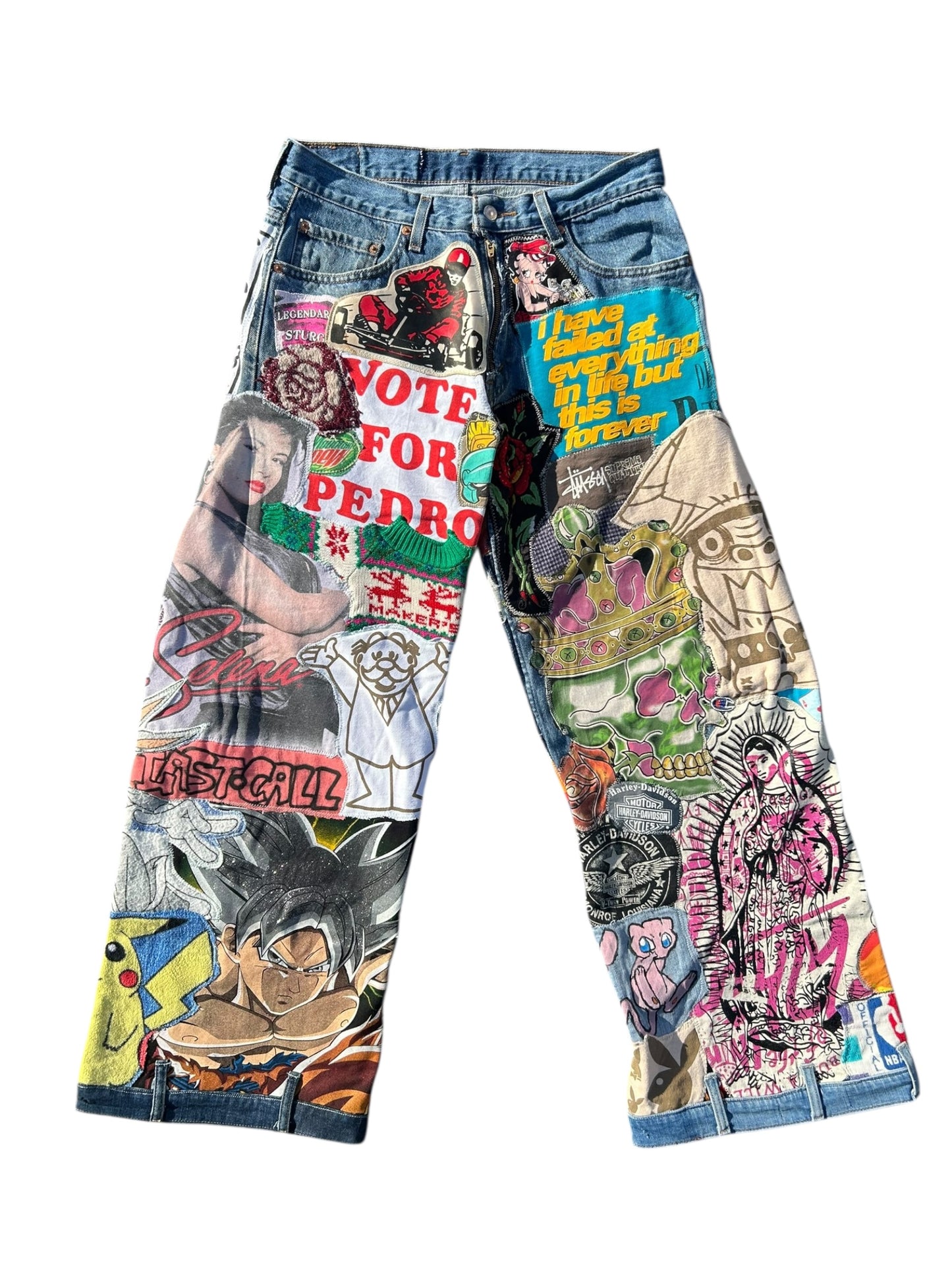 patched up crazy jeans 3