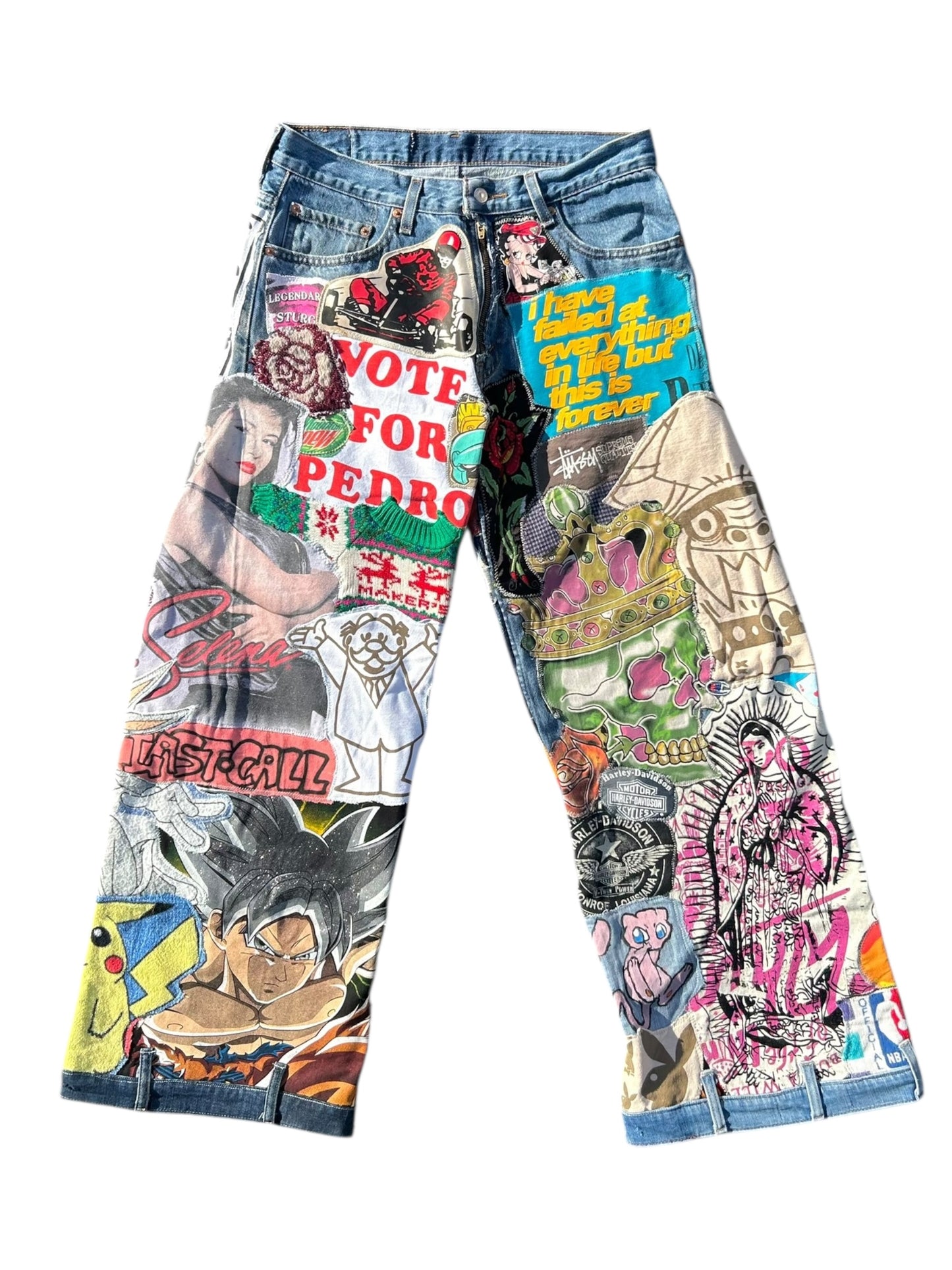 patched up crazy jeans 3