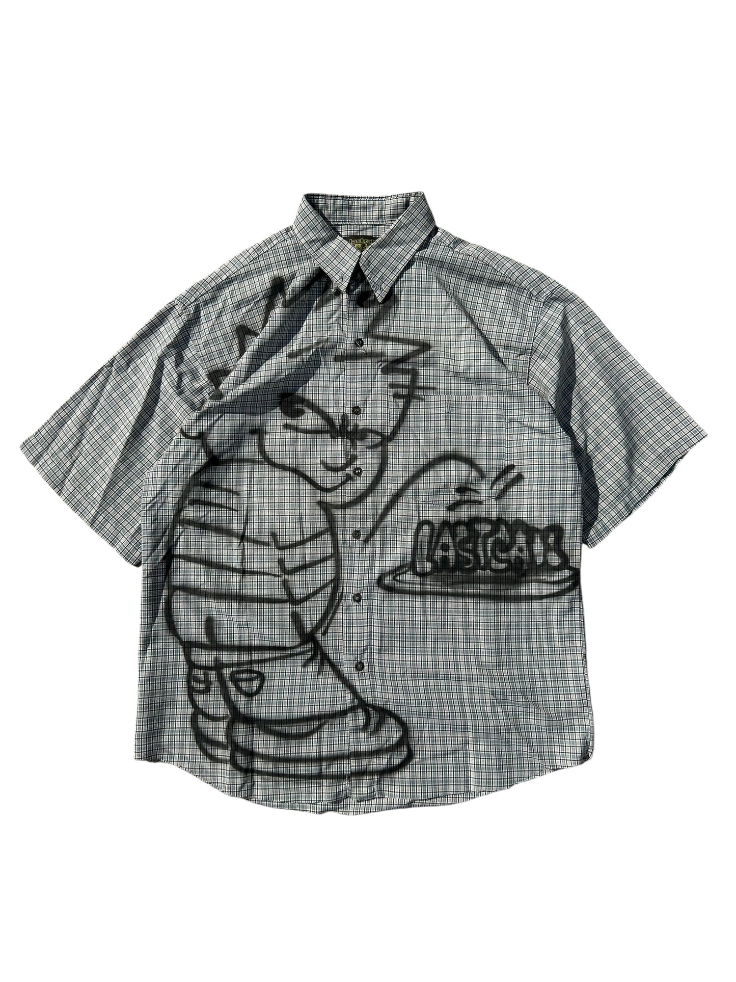 Calvin pissing on lastcall button shirt 02