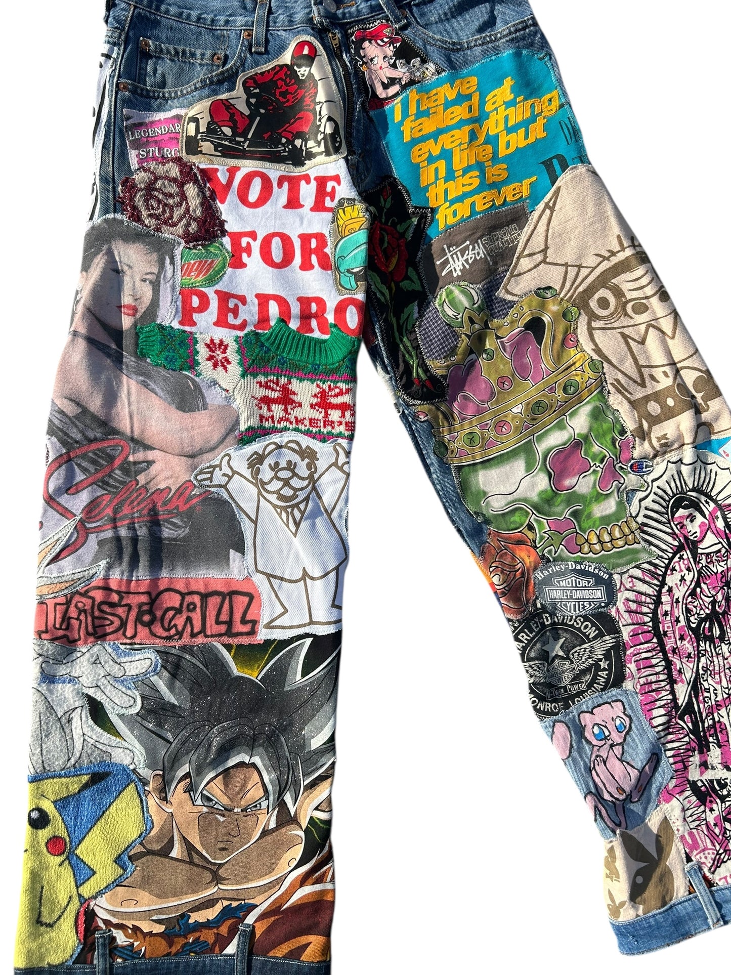 patched up crazy jeans 3