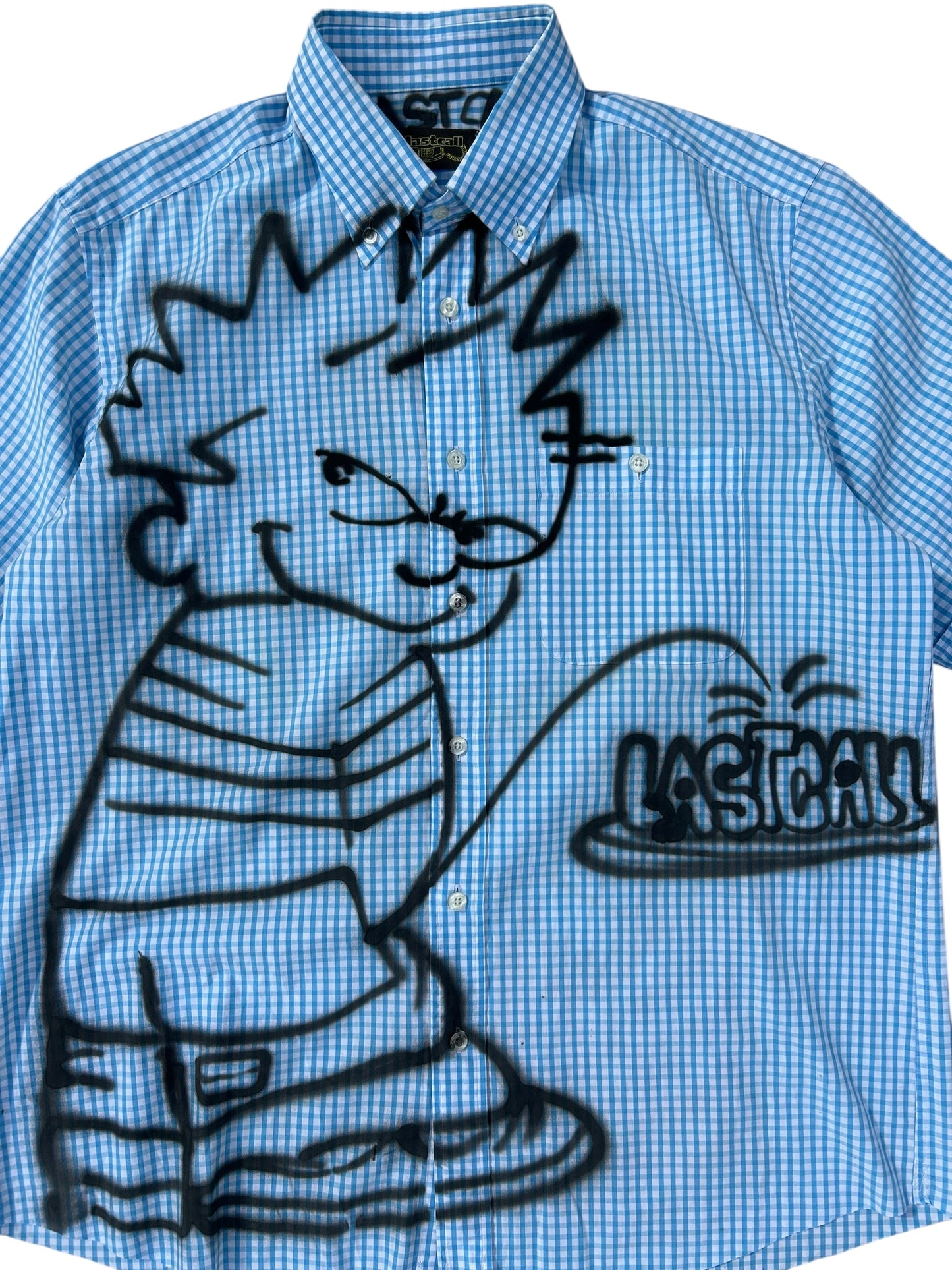 Calvin pissing on lastcall button shirt 03