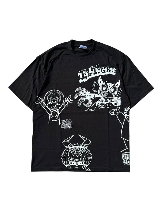 All over print Mexican cartoon shirt 01