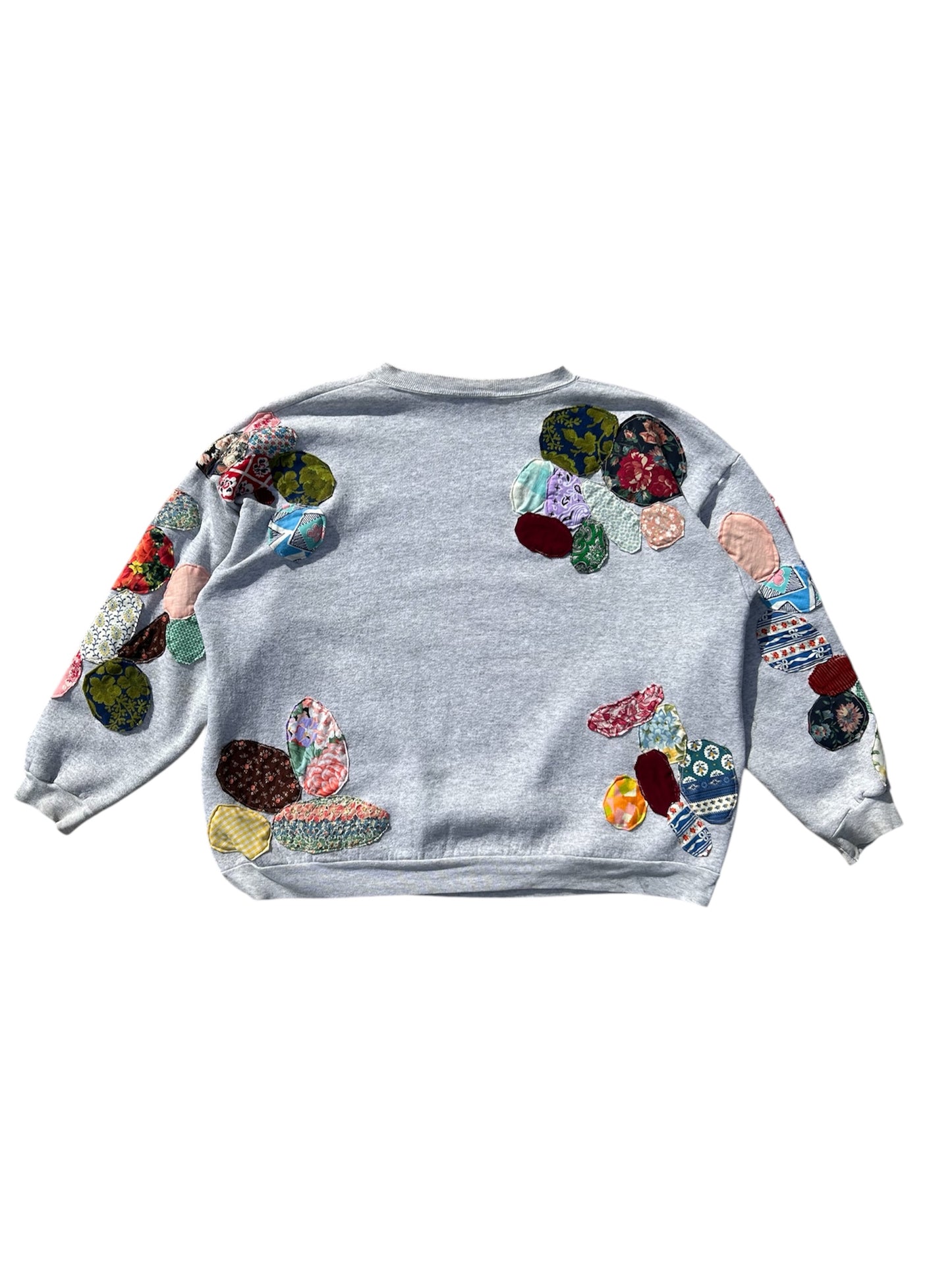 Patched up vintage Florida sweater