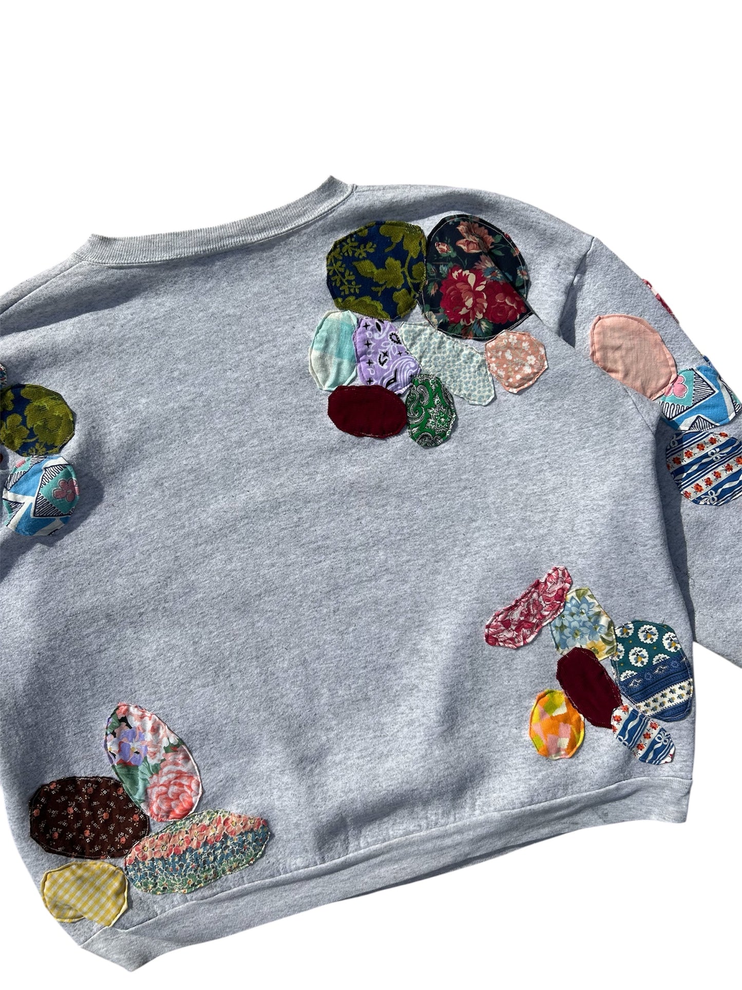 Patched up vintage Florida sweater