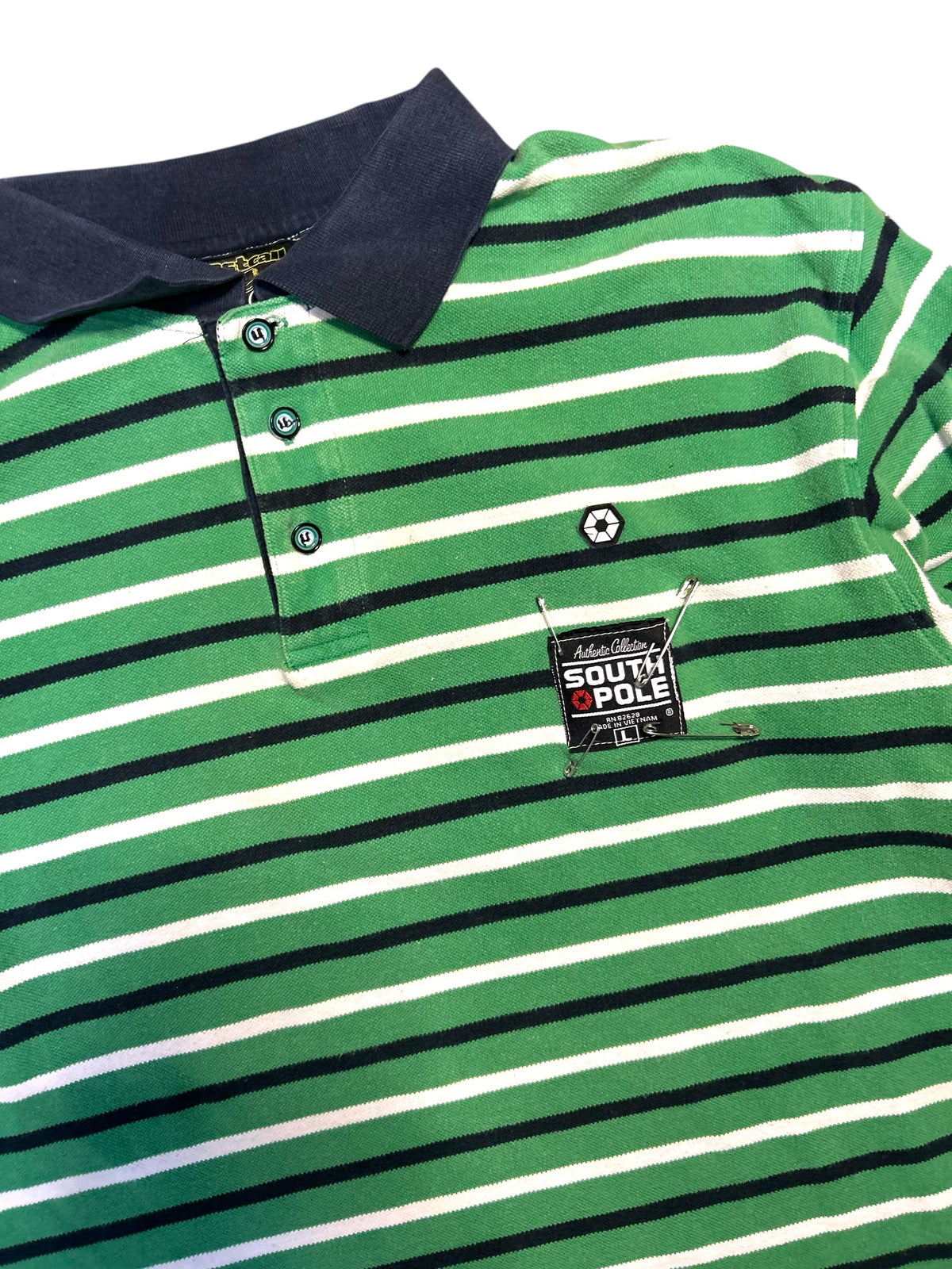 southpole stripe longsleeve button shirt (archive)
