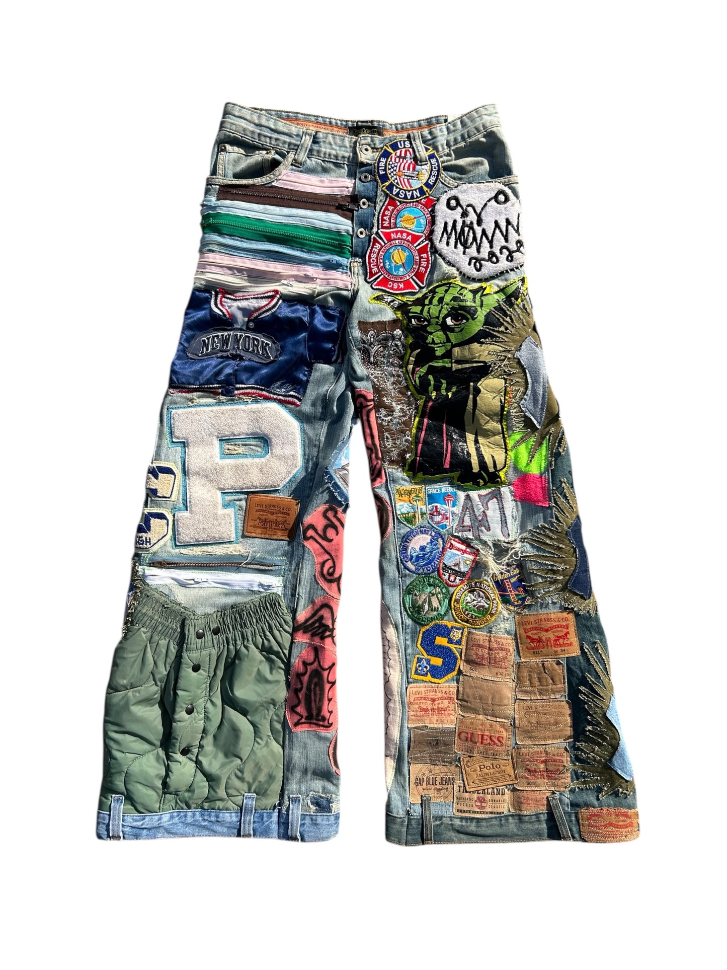 patched up crazy jeans 4