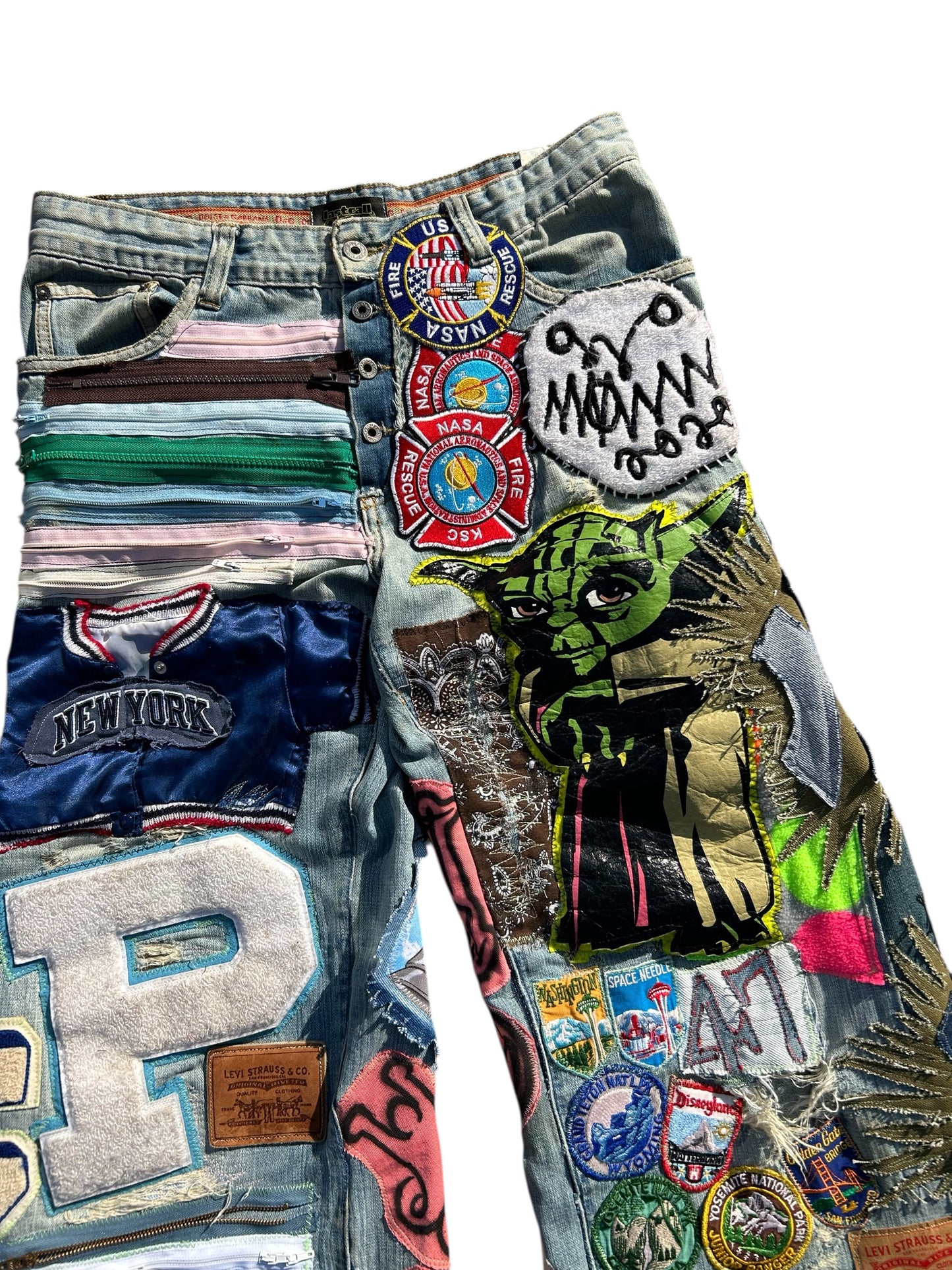 patched up crazy jeans 4