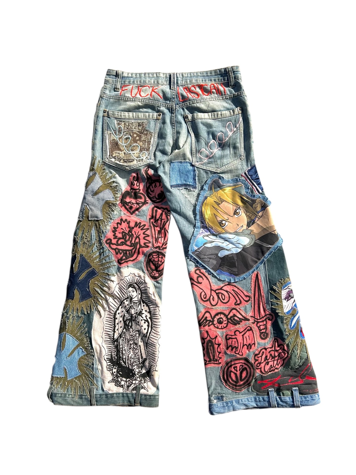 patched up crazy jeans 4