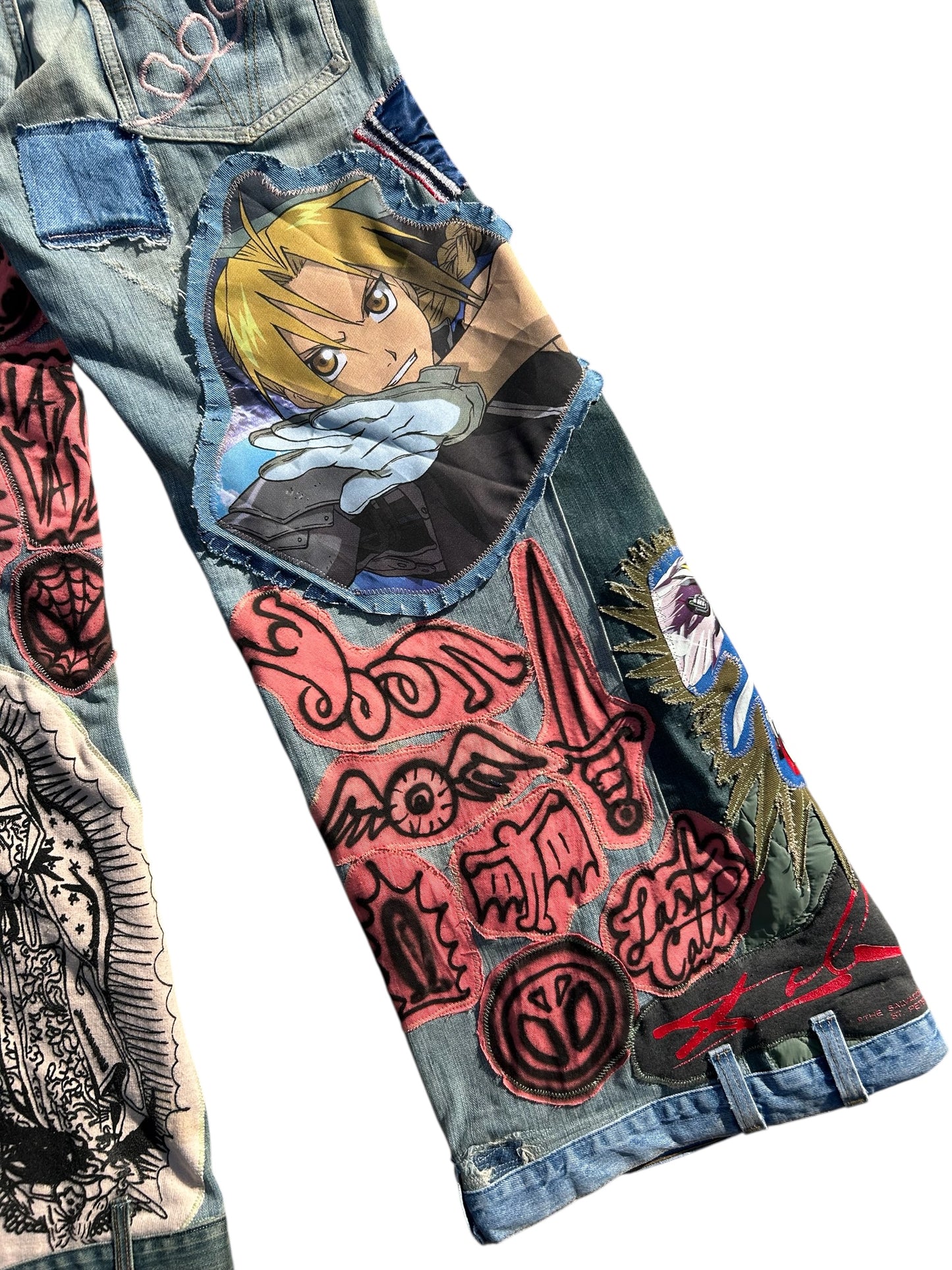 patched up crazy jeans 4