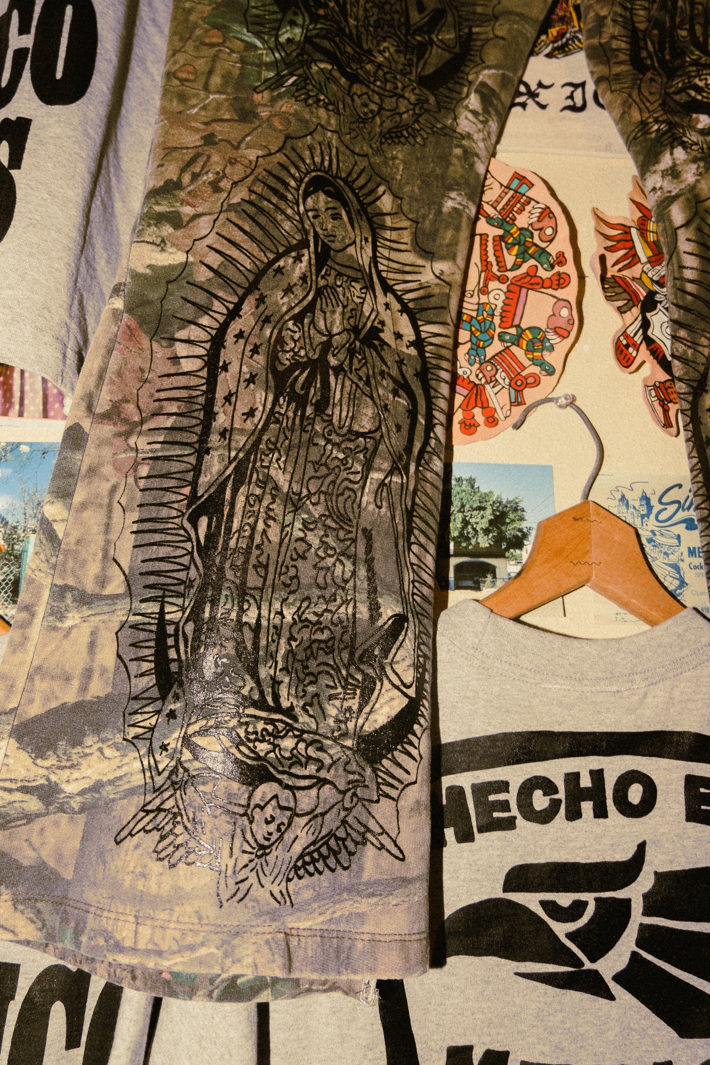 virgin mary camo sweatpants 1