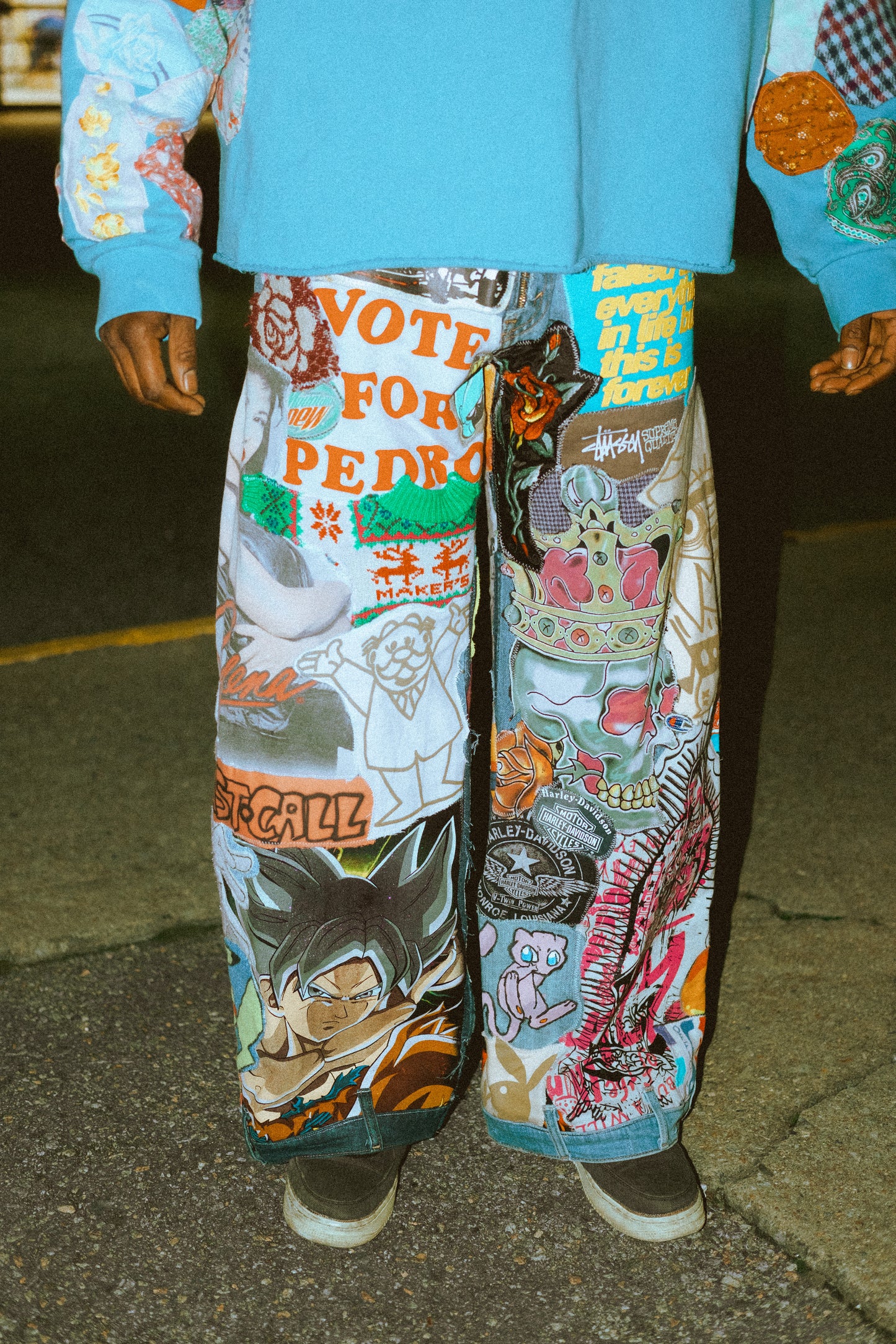 patched up crazy jeans 3