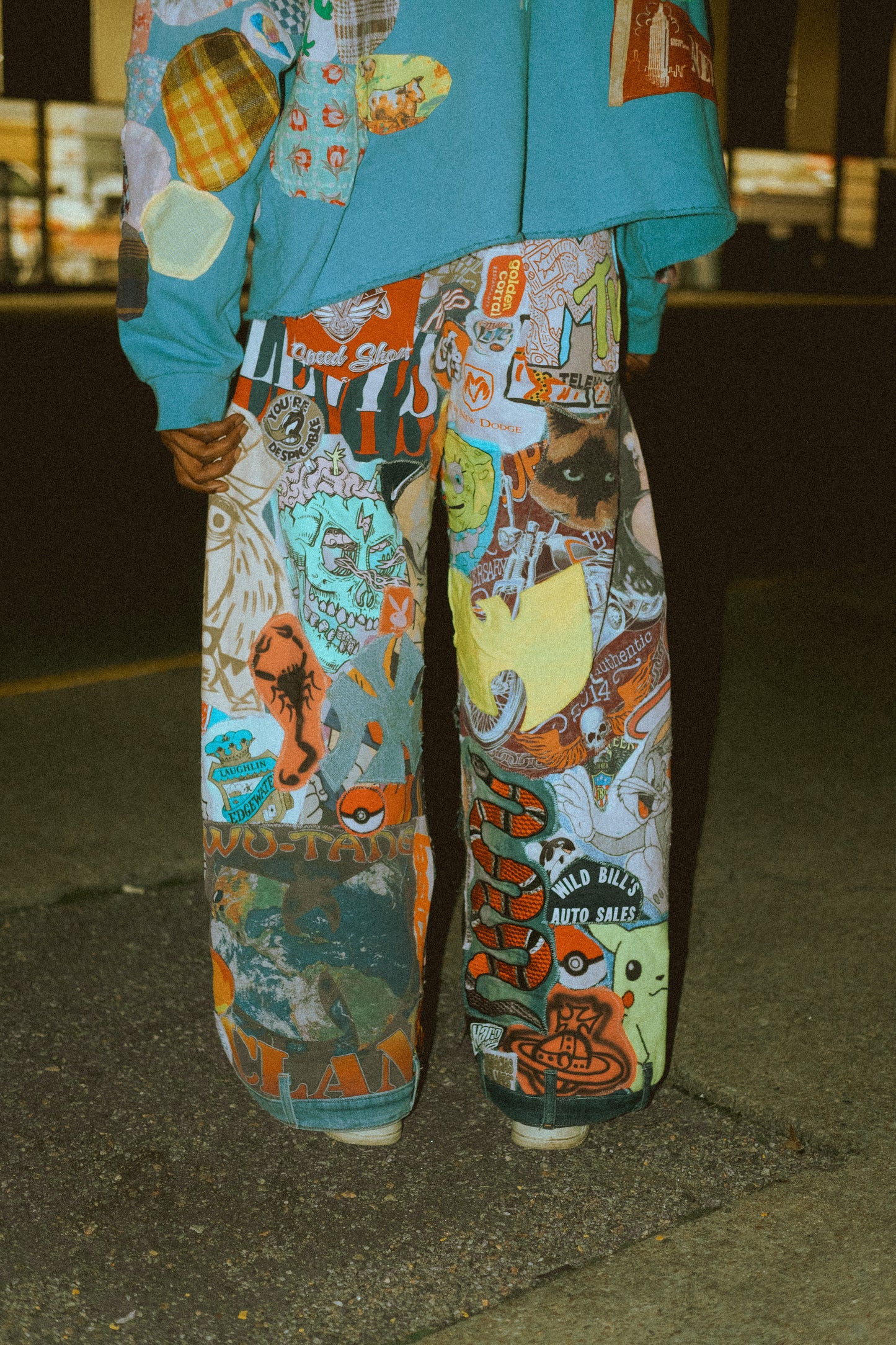 patched up crazy jeans 3