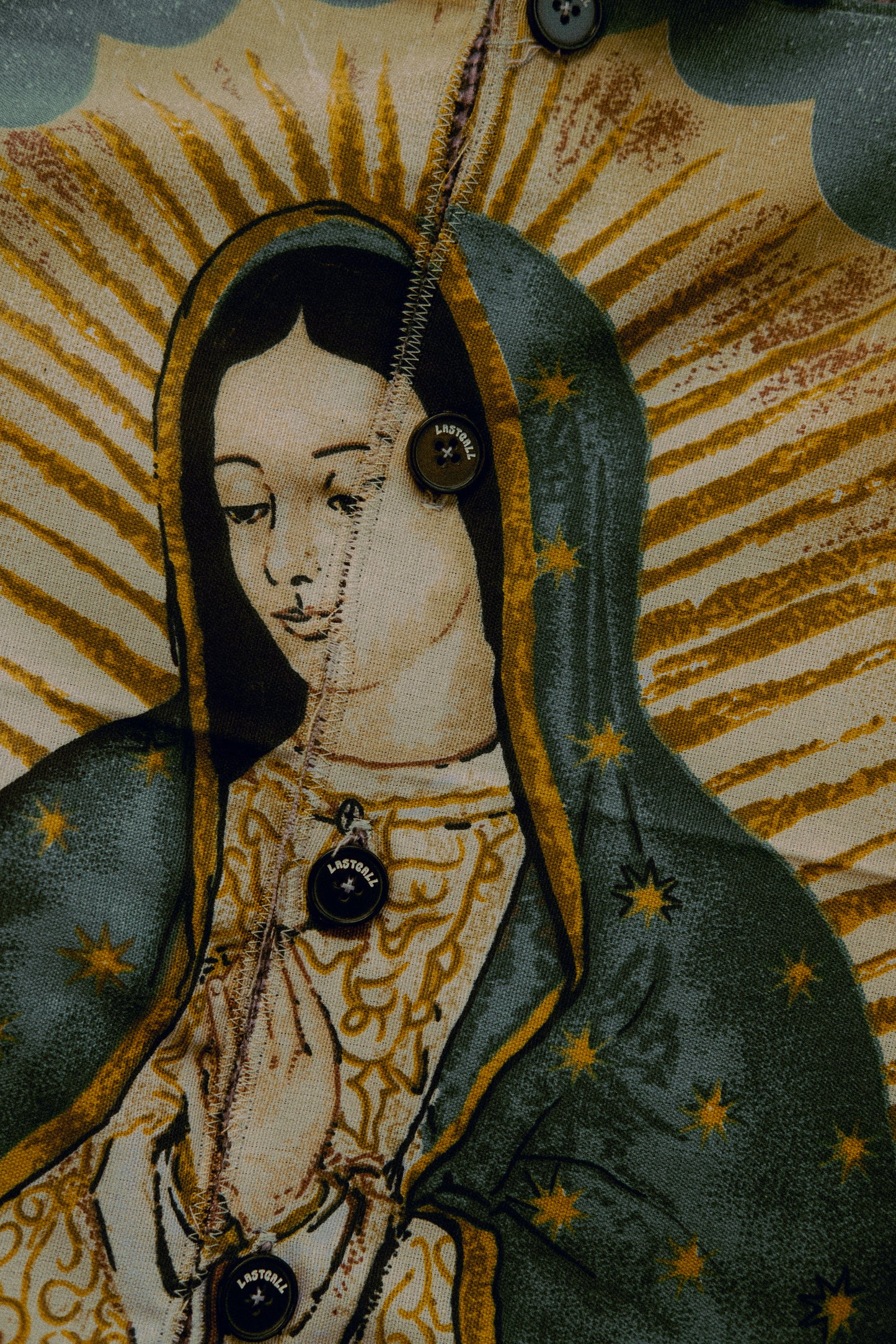 Virgin Mary button shirt 08