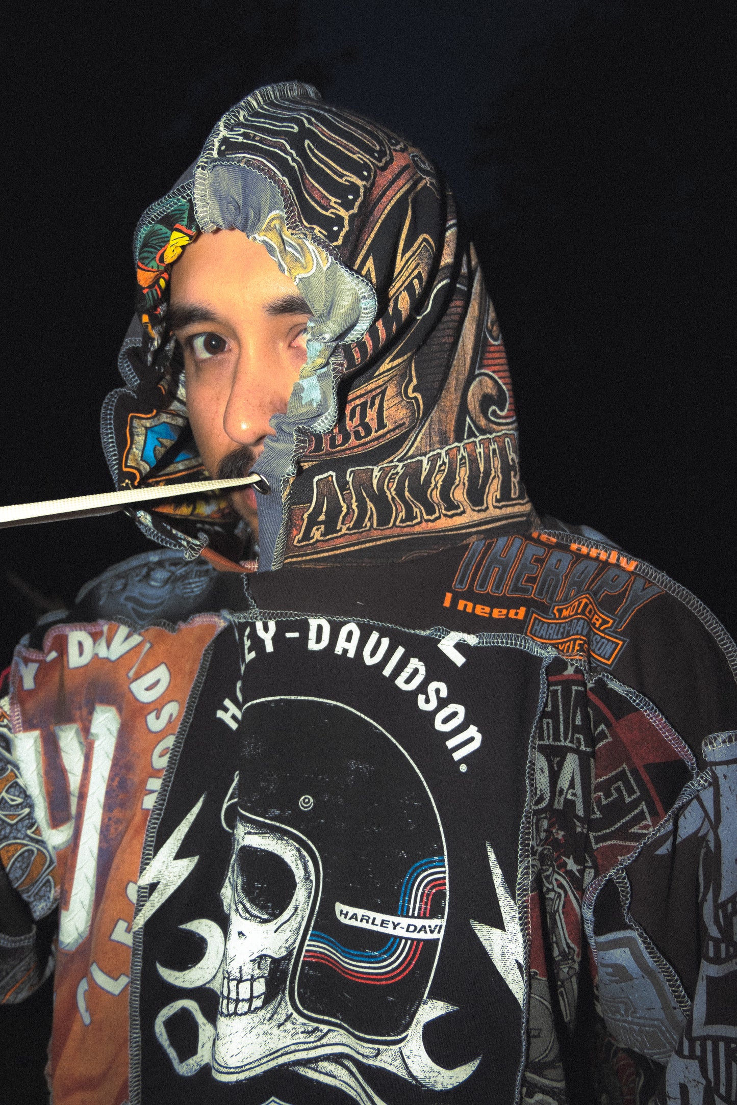 Harley Davidson multishirt hoodie