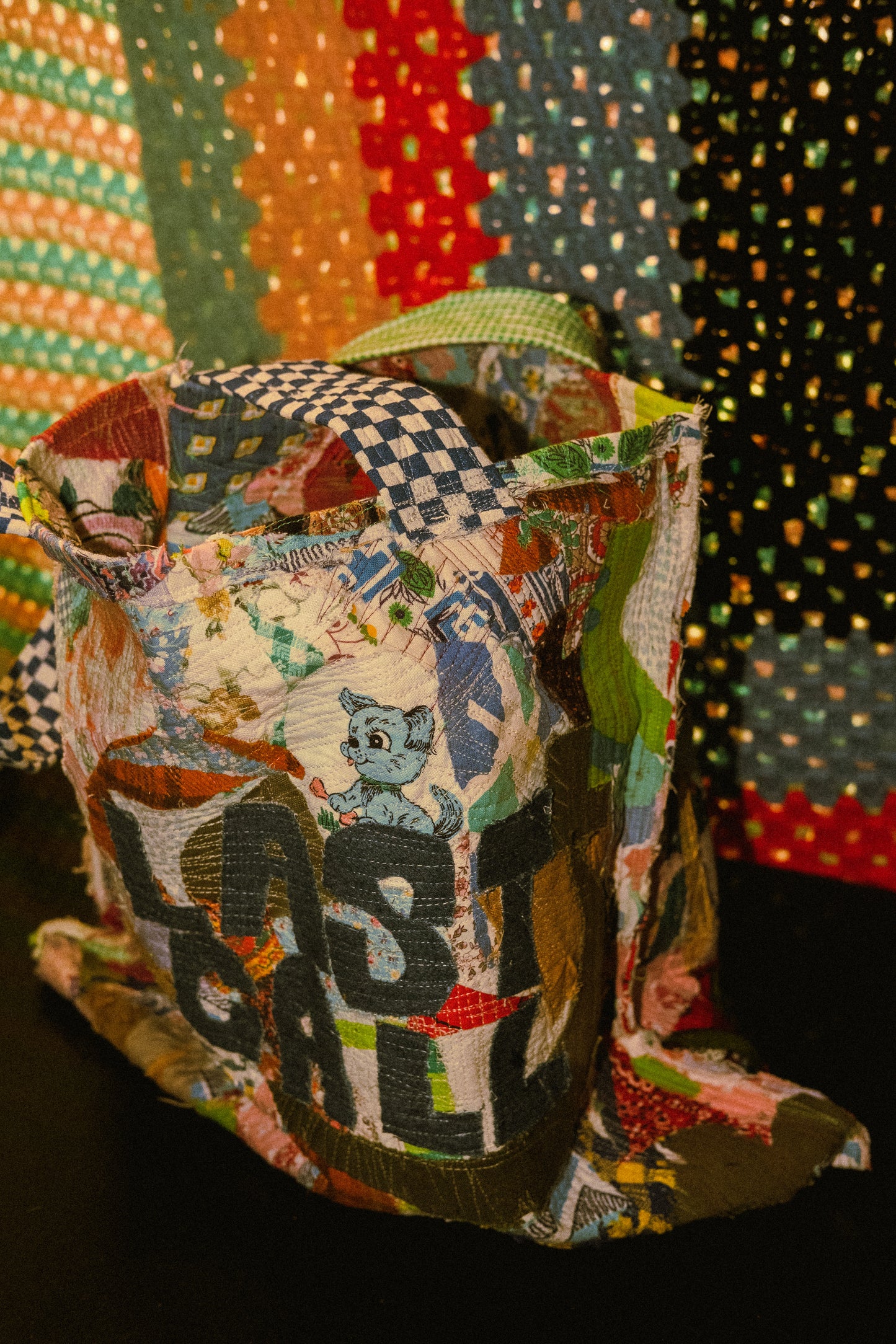 lastcall scrap tote bag