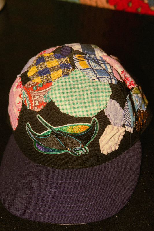 Tampa bay Rays patched fitted cap