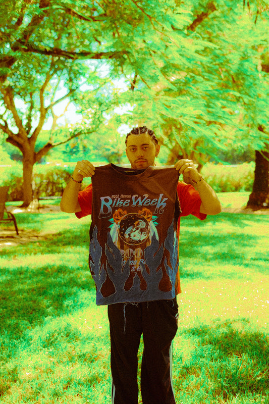 Bike week flame tee