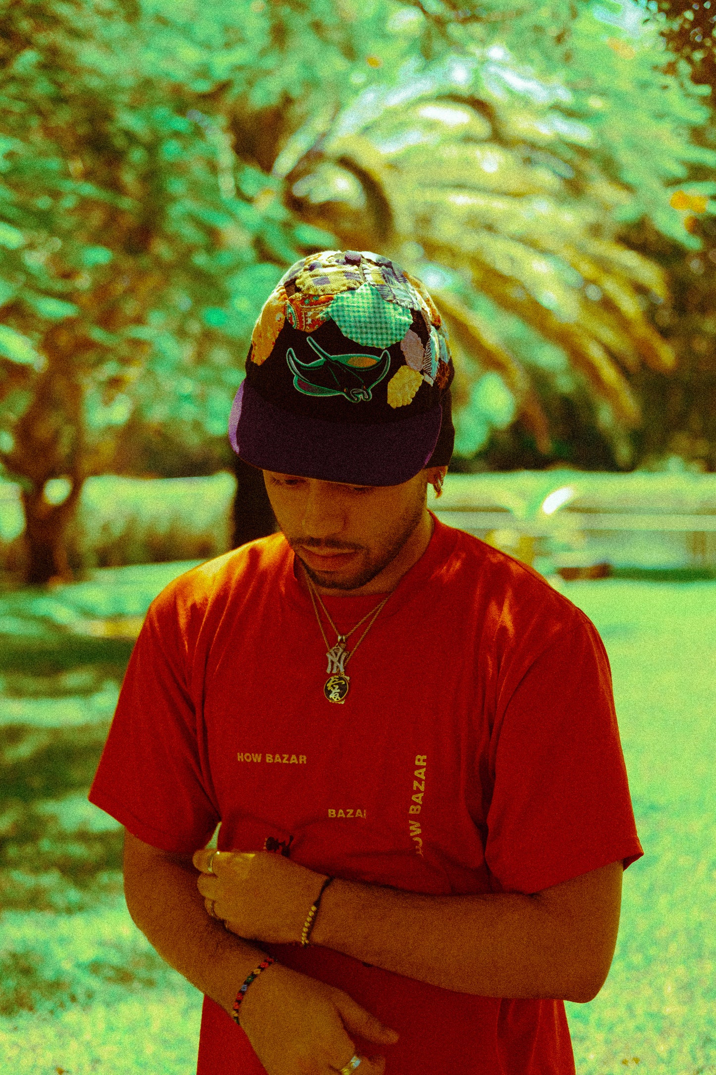 Tampa bay Rays patched fitted cap