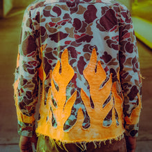 Load image into Gallery viewer, camo flame shirt 01
