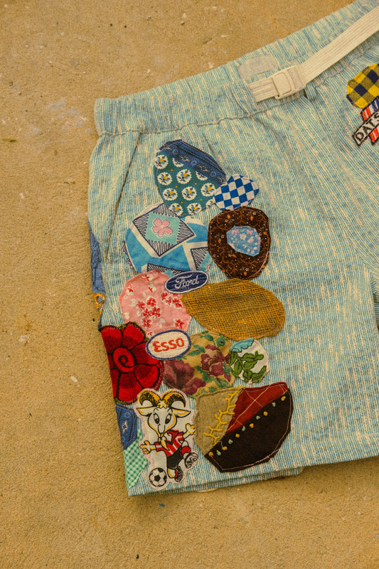 Patched up Kith shorts