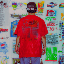 Load image into Gallery viewer, Red nascar flame tee