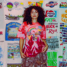 Load image into Gallery viewer, Y2k hello kitty flame tee