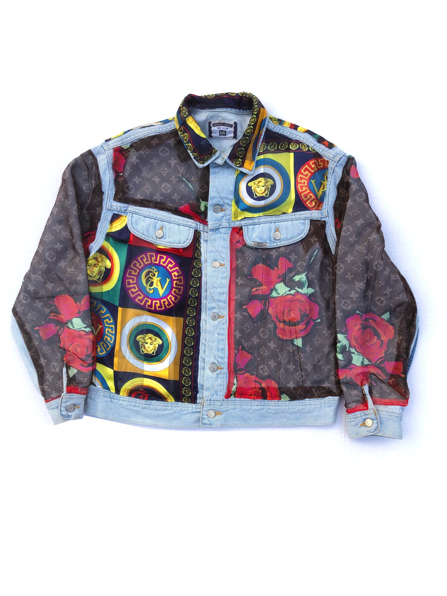 VERSACE/ LV BOOTLEG DENIM JACKET