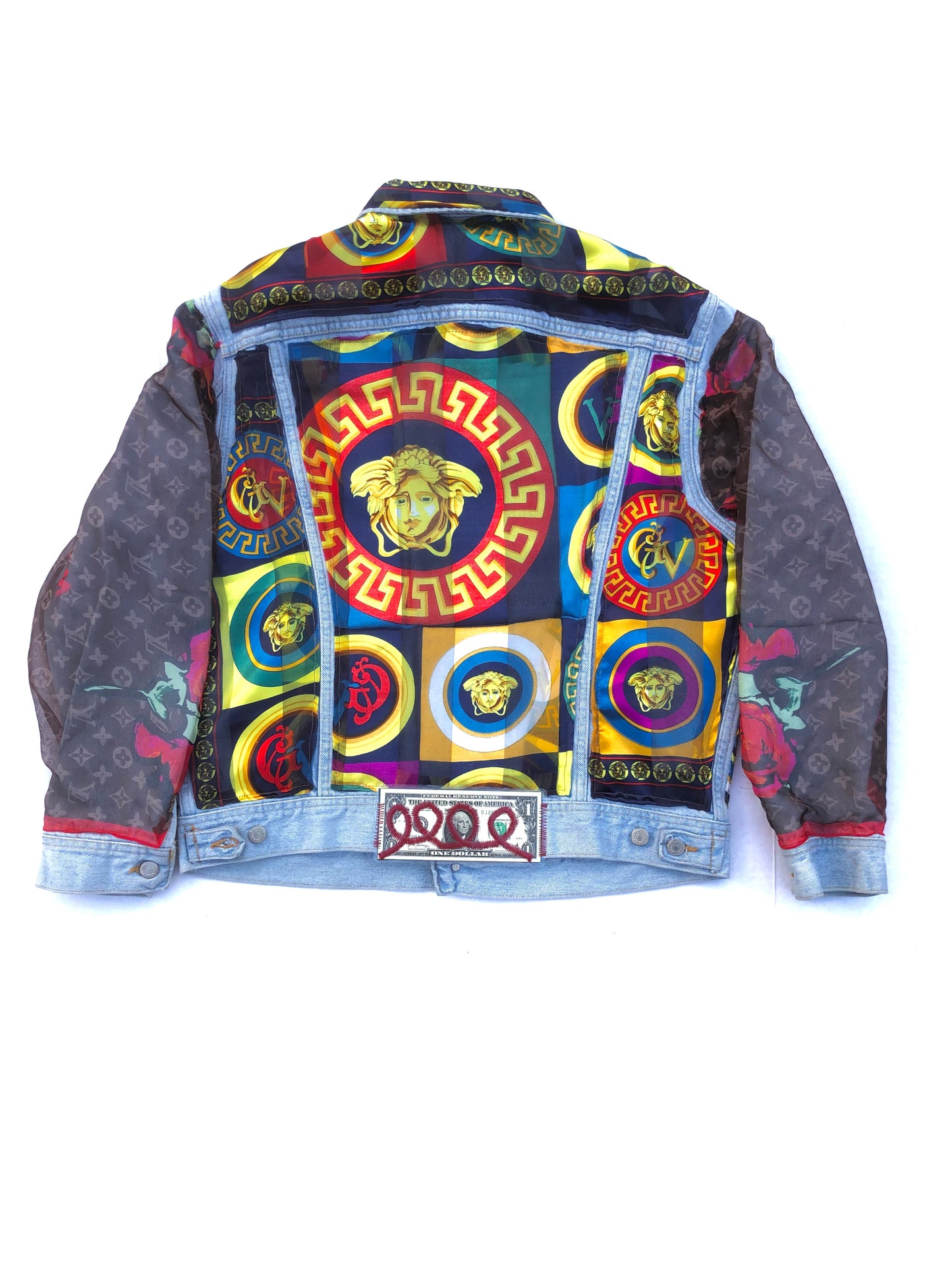 VERSACE/ LV BOOTLEG DENIM JACKET