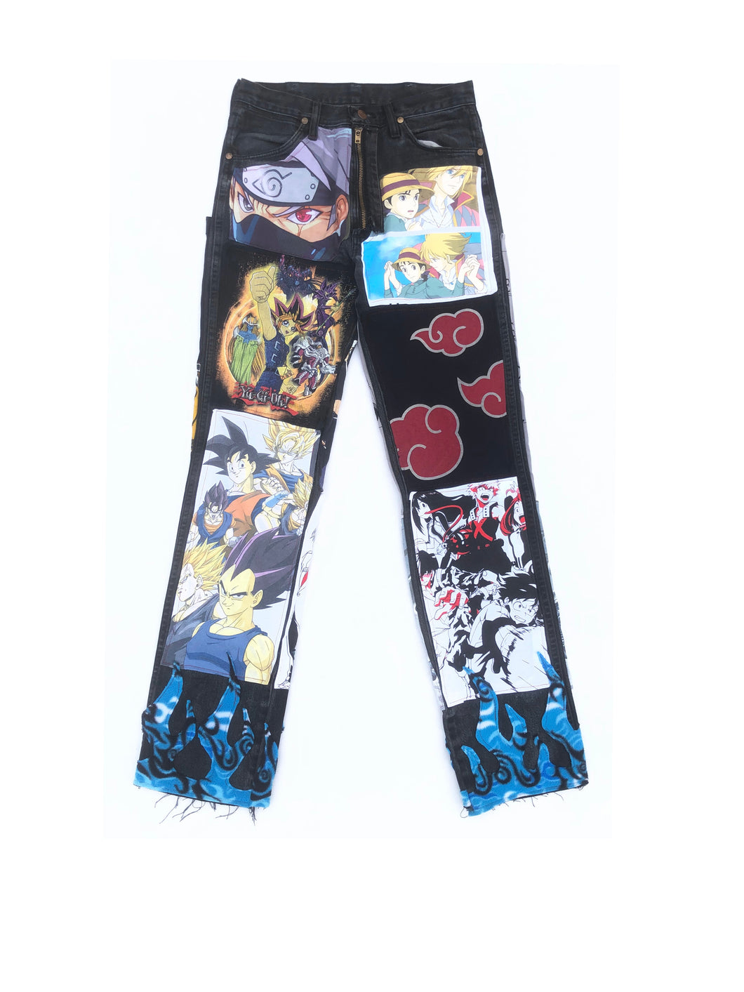 Jeans Anime Pants | Anime Print Pants | Streetwear Jeans | Anime Pants Mens  - Jeans - Aliexpress