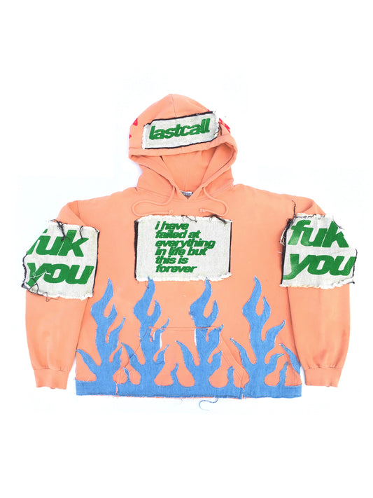 ORANGE FLAME HOODIE