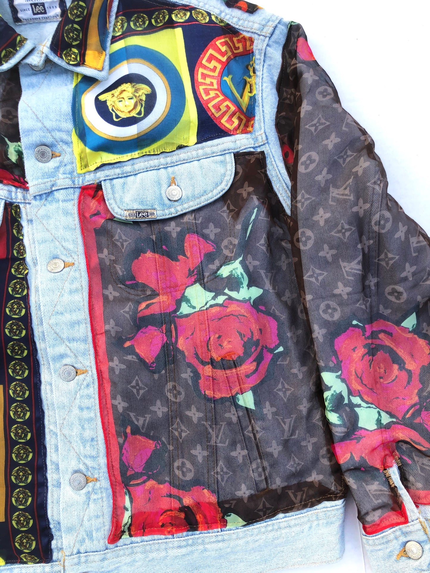 VERSACE/ LV BOOTLEG DENIM JACKET