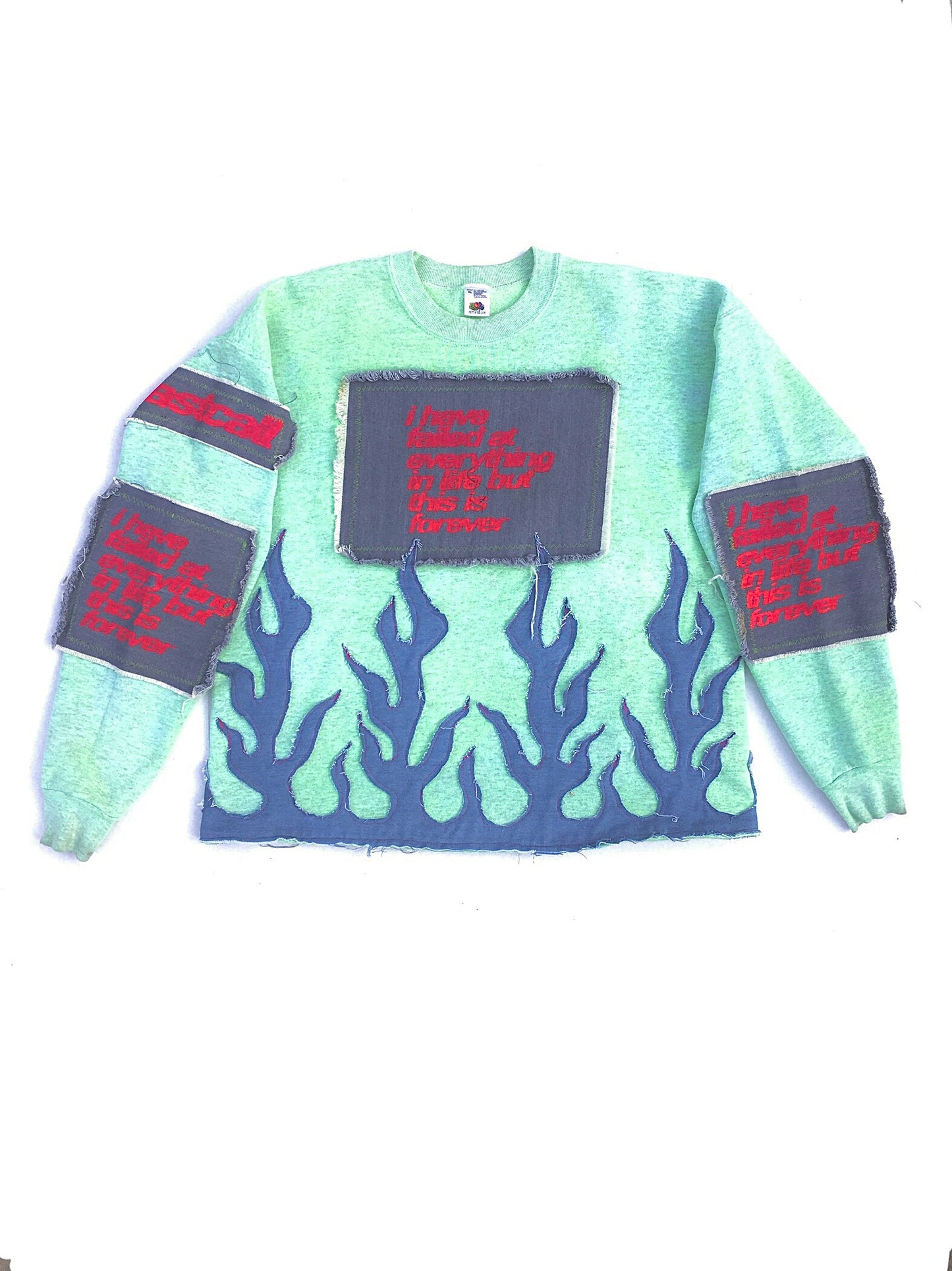 GREEN FLAME SWEATSHIRT 03