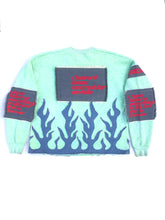 Load image into Gallery viewer, GREEN FLAME SWEATSHIRT 03