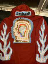 Load image into Gallery viewer, maroon head hoodie