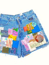 Load image into Gallery viewer, WOMENS PATCHED UP HARLEY DAVIDSON SHORTS