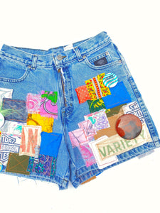WOMENS PATCHED UP HARLEY DAVIDSON SHORTS