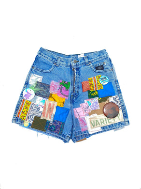 WOMENS PATCHED UP HARLEY DAVIDSON SHORTS