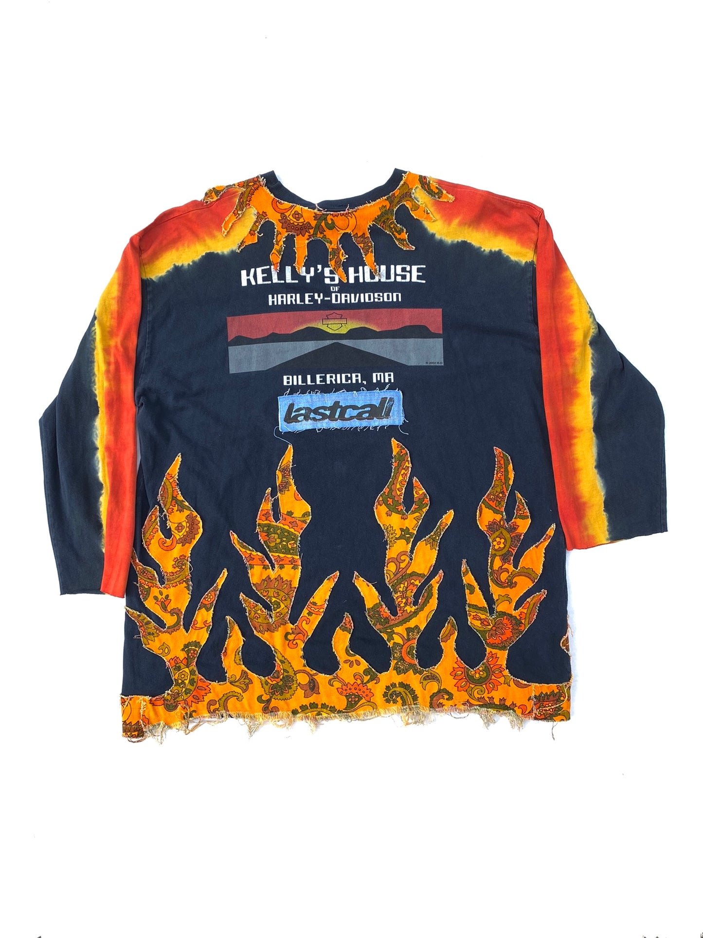 VTG HARLEY DAVIDSON FLAME LONGSLEEVE