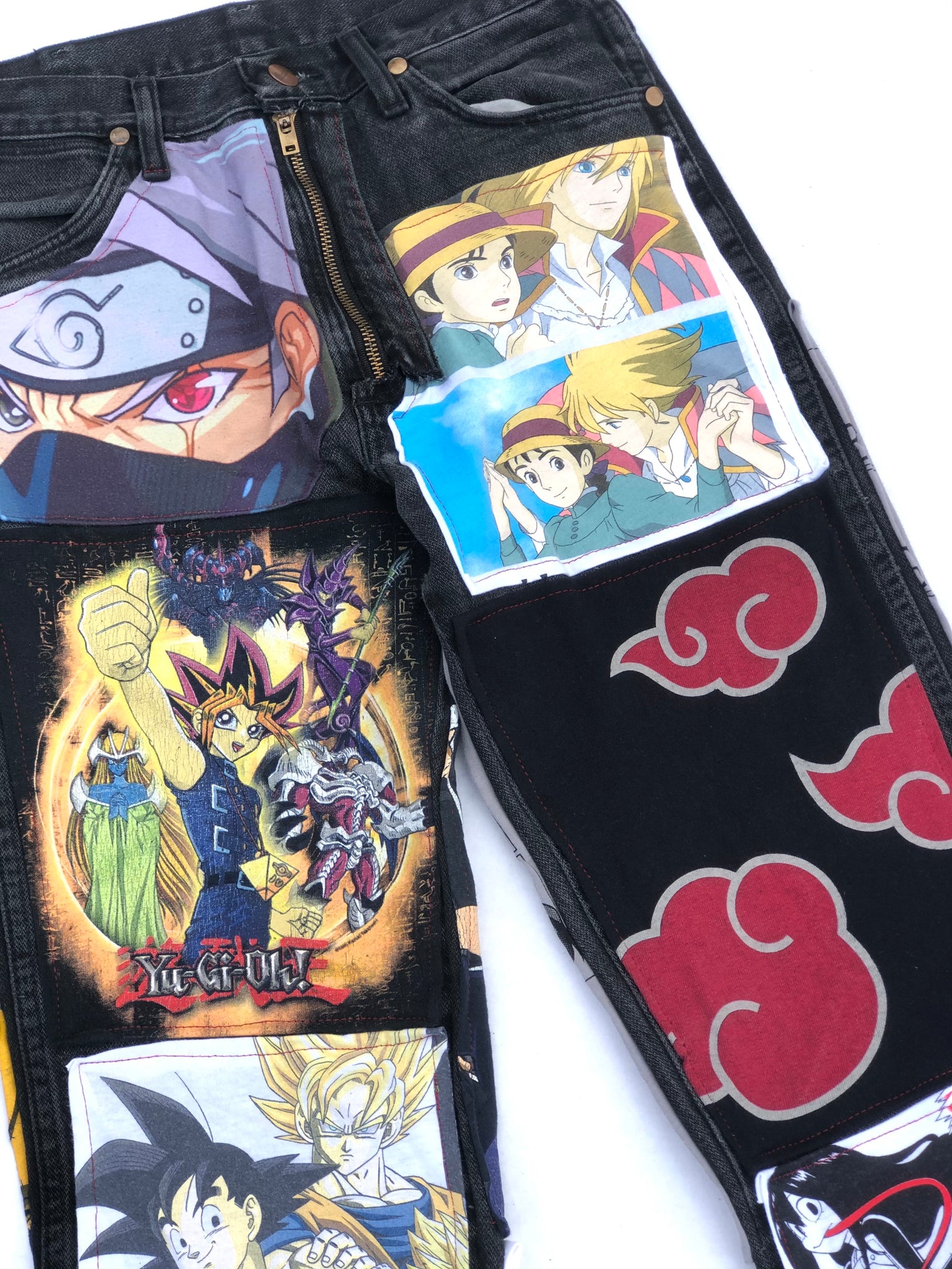 Anime painted denim jacket – Custom Painted Jackets