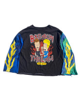 Load image into Gallery viewer, beavis and butt-head longsleeve flame tee