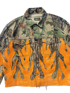 wrangler camo flame jacket