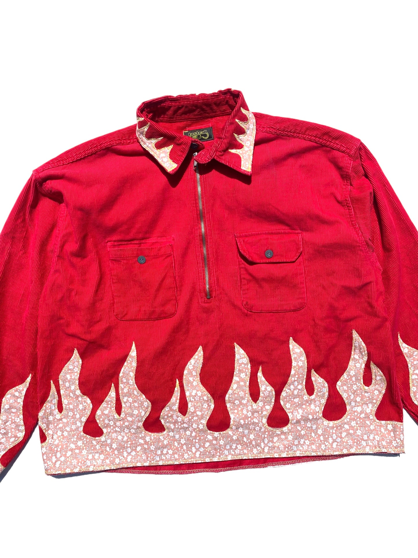 Marlboro corduroy short flame jacket