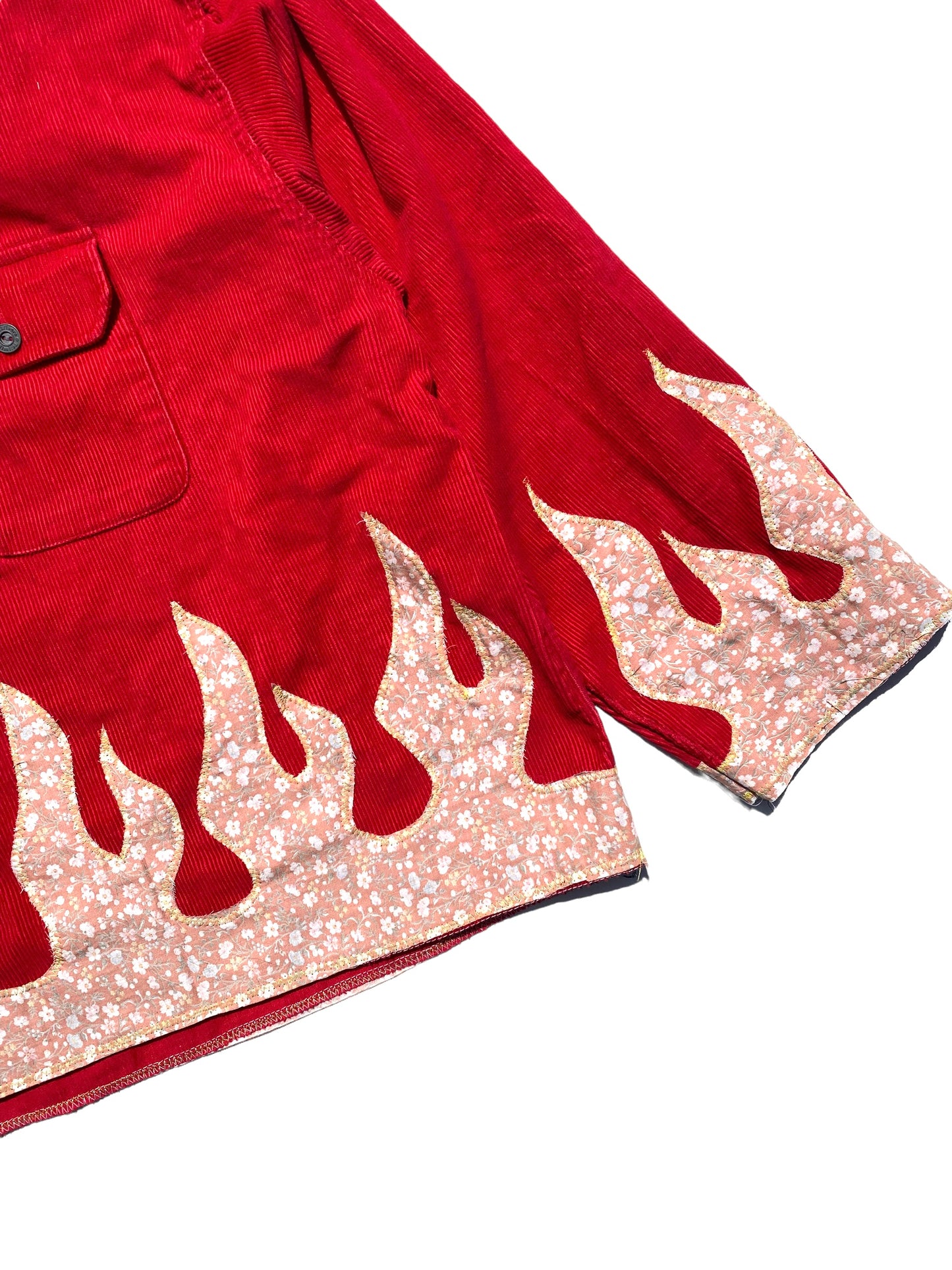 Marlboro corduroy short flame jacket