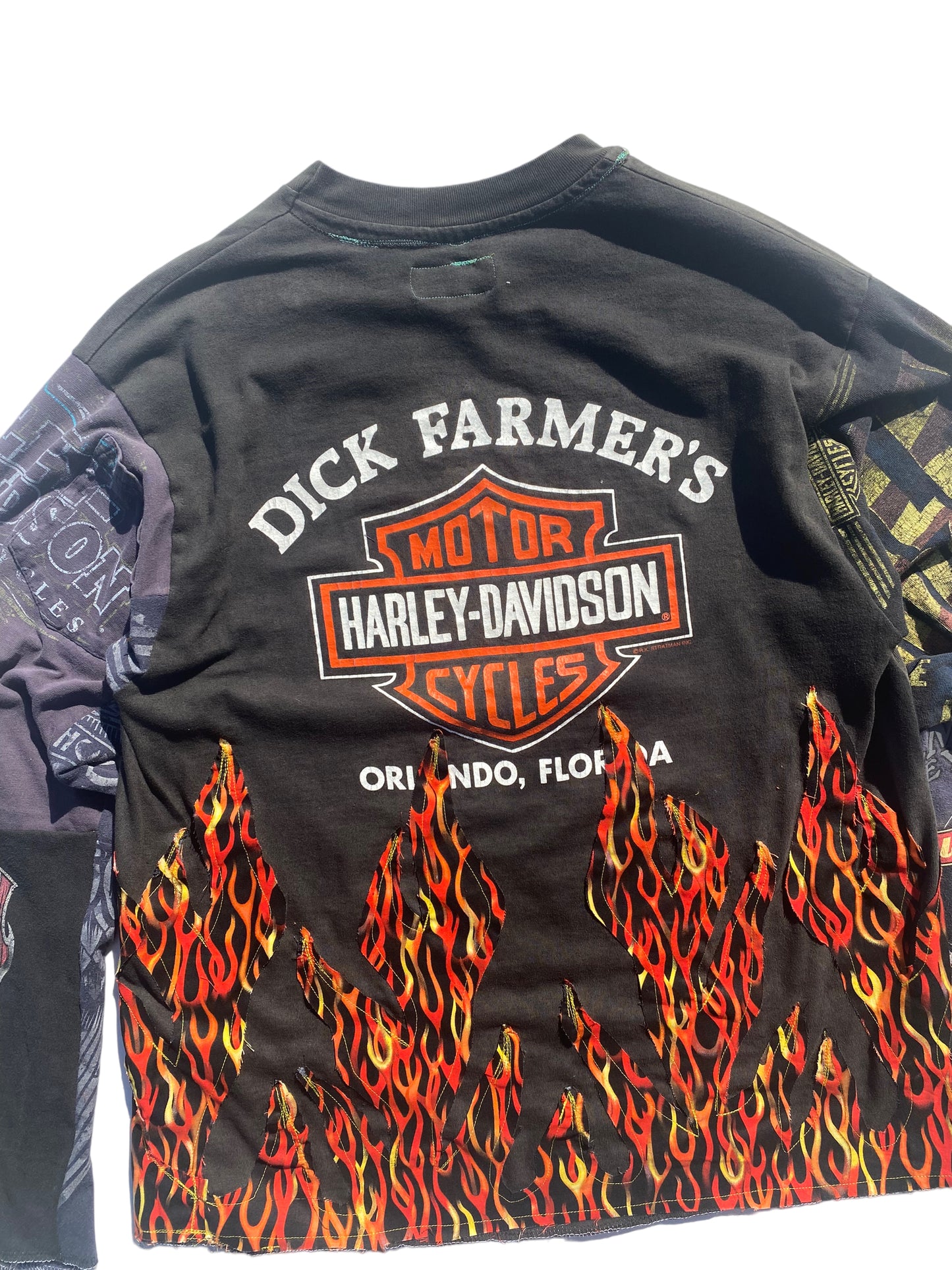 harley davidson flame longsleeve