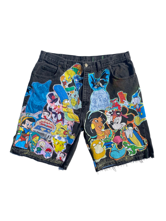 cartoon jean shorts 01