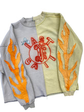 Load image into Gallery viewer, half and half inside out flame sweater 02
