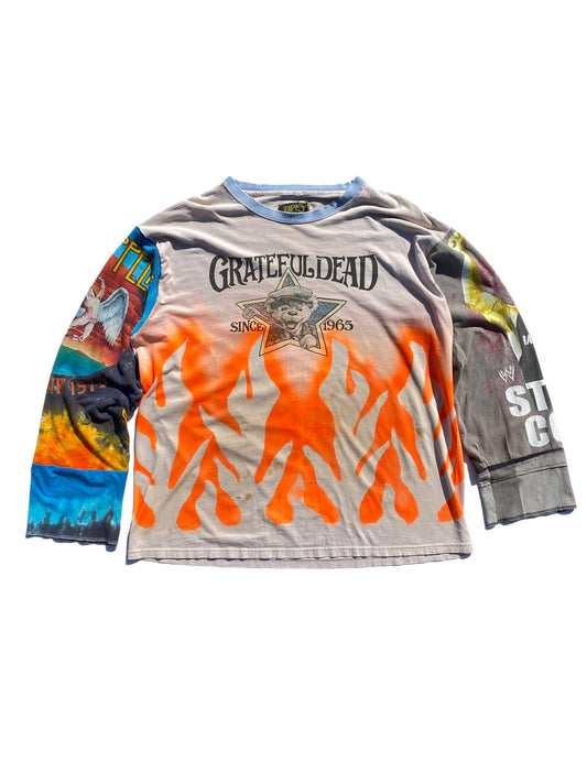 grateful dead longsleeve flame tee